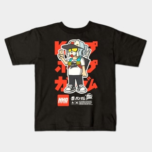 HHG DUDES - DJ RX-78 V3 Kids T-Shirt